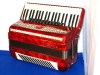 Baile Clansman Red pearloid finish with electric bass